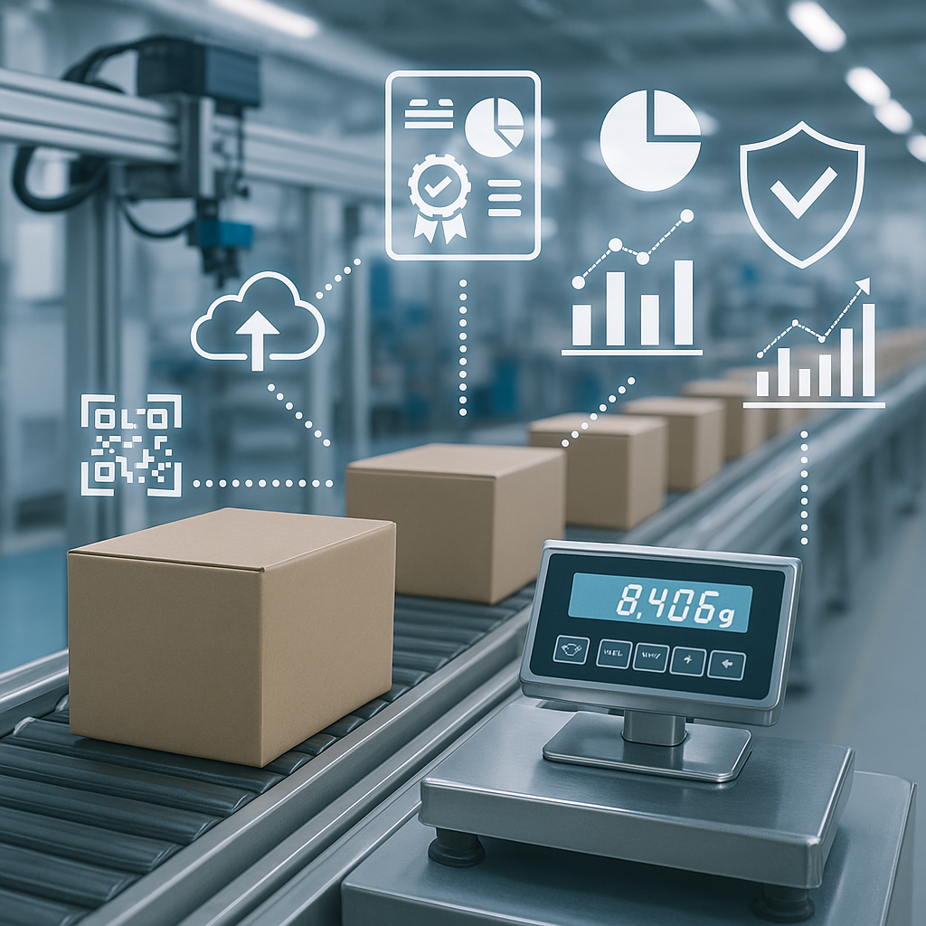 Linea produttiva con bilancia digitale e overlay grafici su qualità, tracciabilità e raccolta dati. www.gsp-bilance.it Linea produttiva con bilancia digitale e overlay grafici su qualità, tracciabilità e raccolta dati. www.gsp-bilance.it